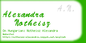 alexandra notheisz business card